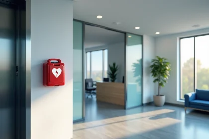 défibrillateur emplacement stratégique