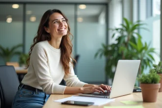 Community manager engageant avec des clients sur les réseaux sociaux